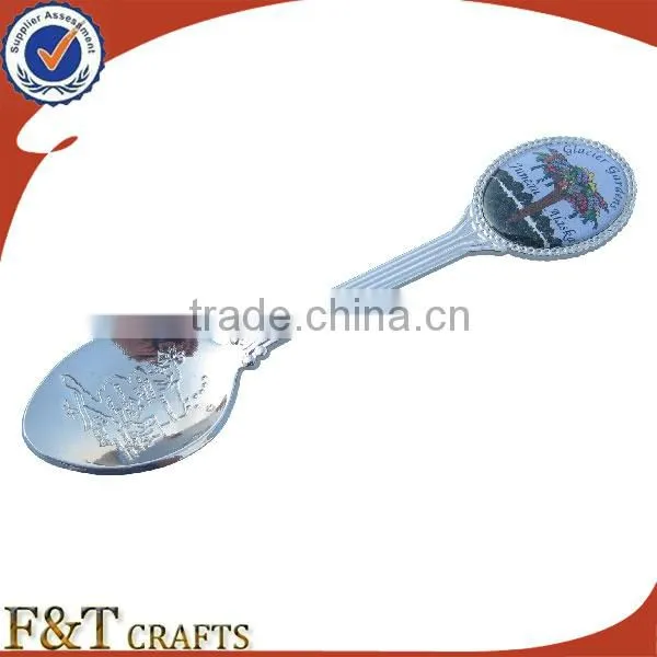 zhongshan manufacturer custom wed matt silver plated spoon