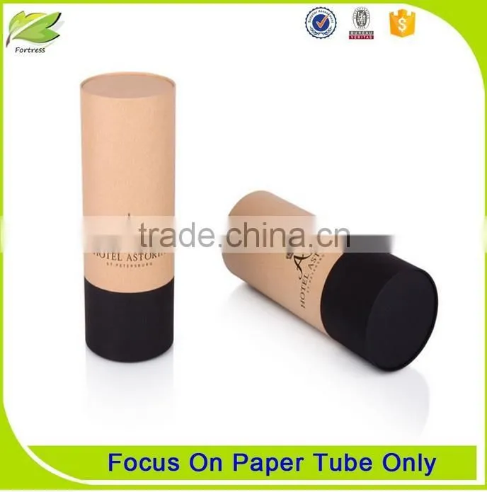 Custom high quality round tube wine gift box