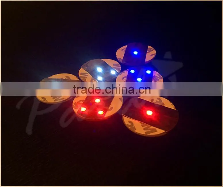 Bar promotional flashing led bottle sticker for bottle