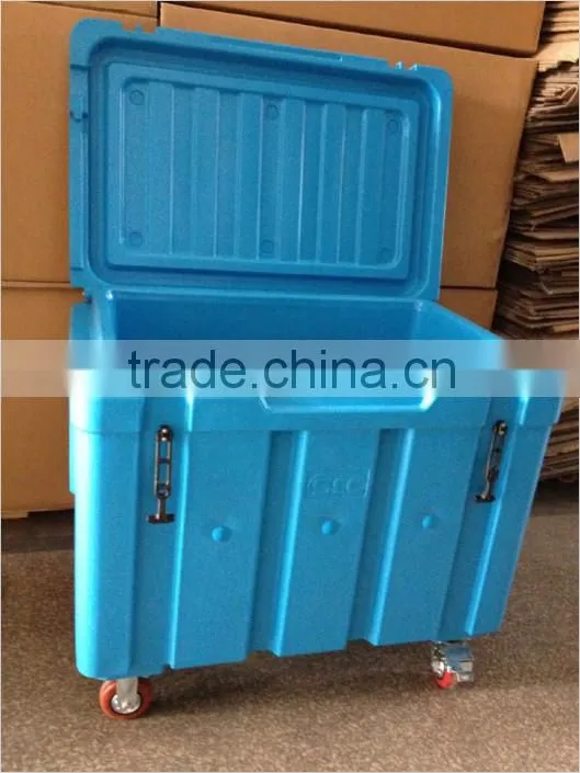 310L container with wheels for dry ice