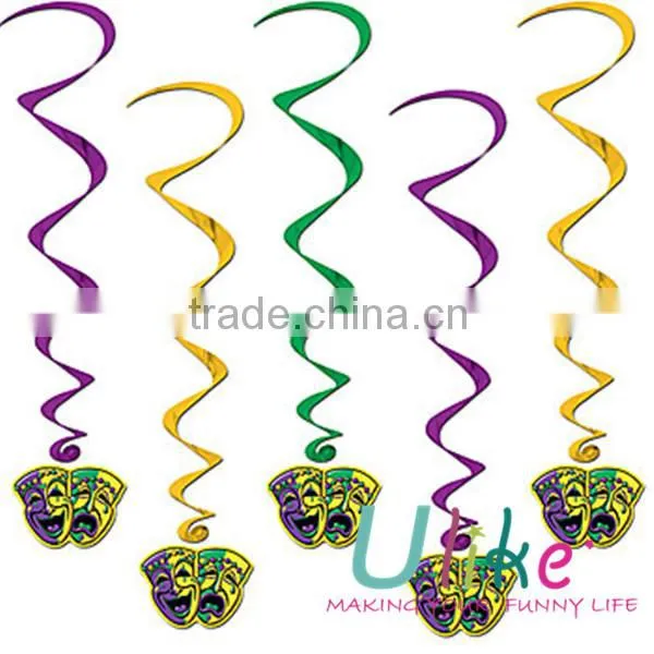 1st birthday tissue paper swirl decoration for baby shower decoration