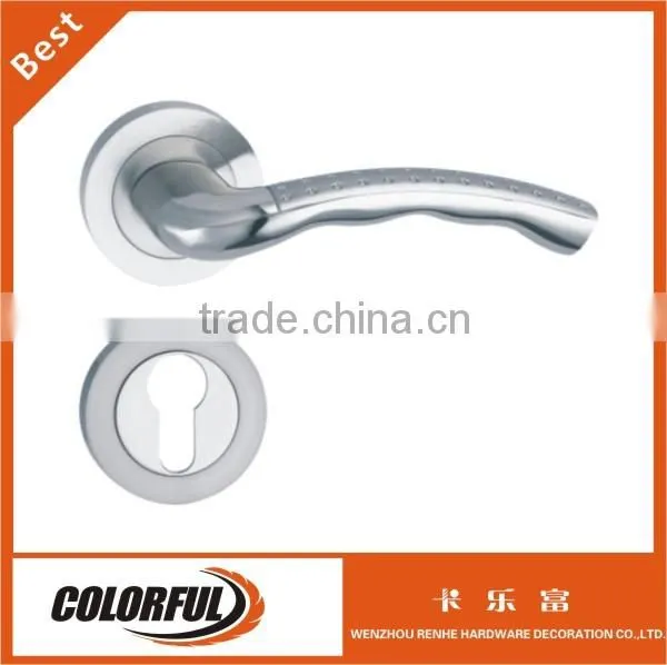 Zinc alloy dieCast matt Brushed nickel main gate lock