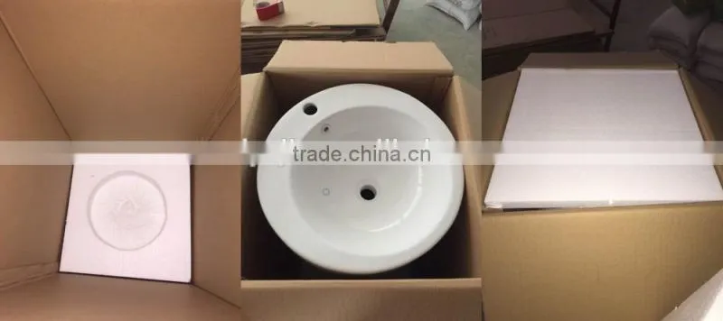 Foshan Meiyujia Ceramic G-007 one piece wash basin with pedestal