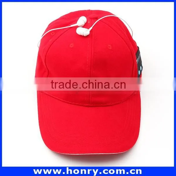 Free Sample Sport Bluetooth Headphone Hat for Samsung Smartphones