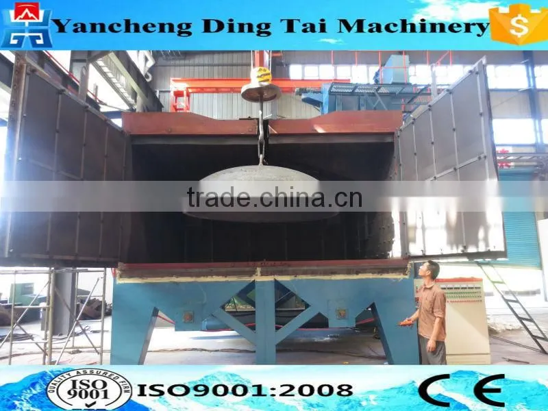 Dish head cleaning machine/dish head shot blasting machine