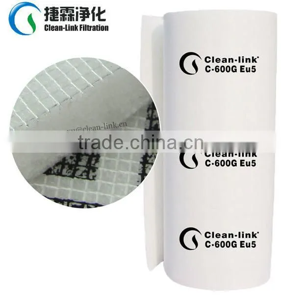 hot sale 600G solid glue Ceiling filter used for Paint Spray booth/car painting room filter/synthetic Air filter med