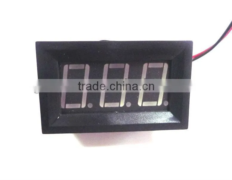 4.5-150V DC Red Digital waterproof voltmeter for Vehicle Motors Car Battery 0.56"