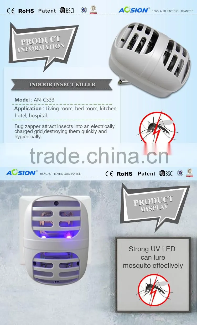 Hot Sell Electric Fly/Mosquito/Bug/Insect Killer Zapper With LED Light