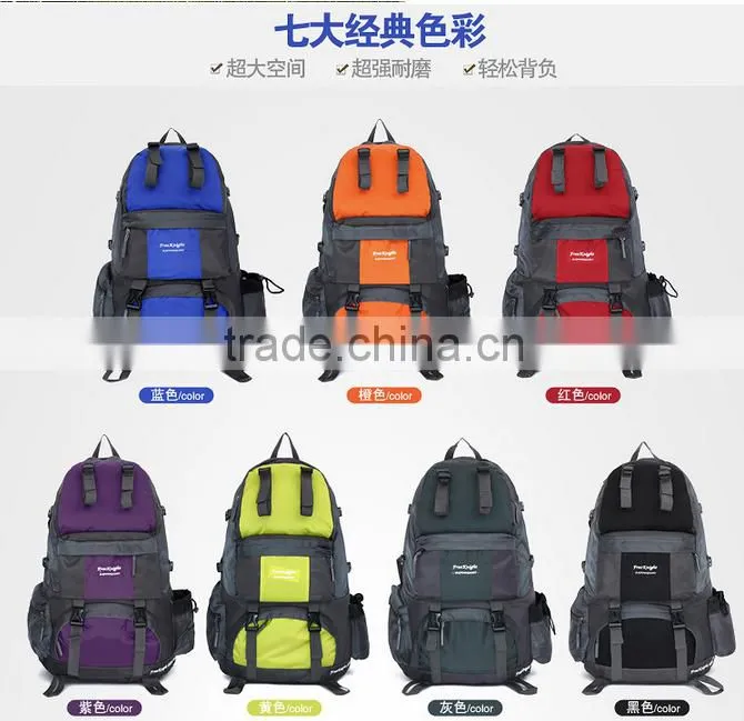Top quality camping hiking backpack for tavel backpack bag