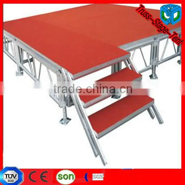 Hot Sale Aluminum Frame Stage With Plywood Platform