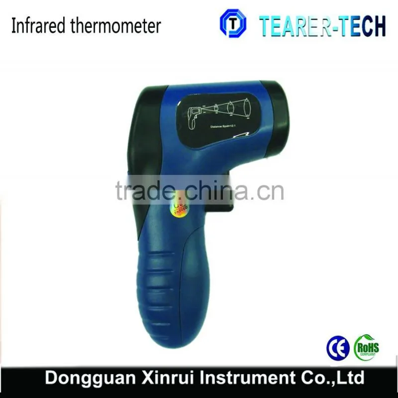 30+data logging Industrial Usage -50~750C infrared temperature thermometer IR tester with Emissivity adjustable function