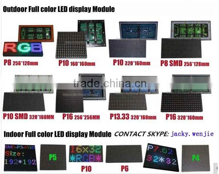 P10 smd indoor /outdoor taxi top advertising display led module