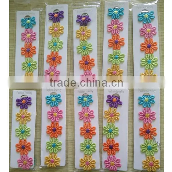 good quality korea new style sunflower lace bracelet