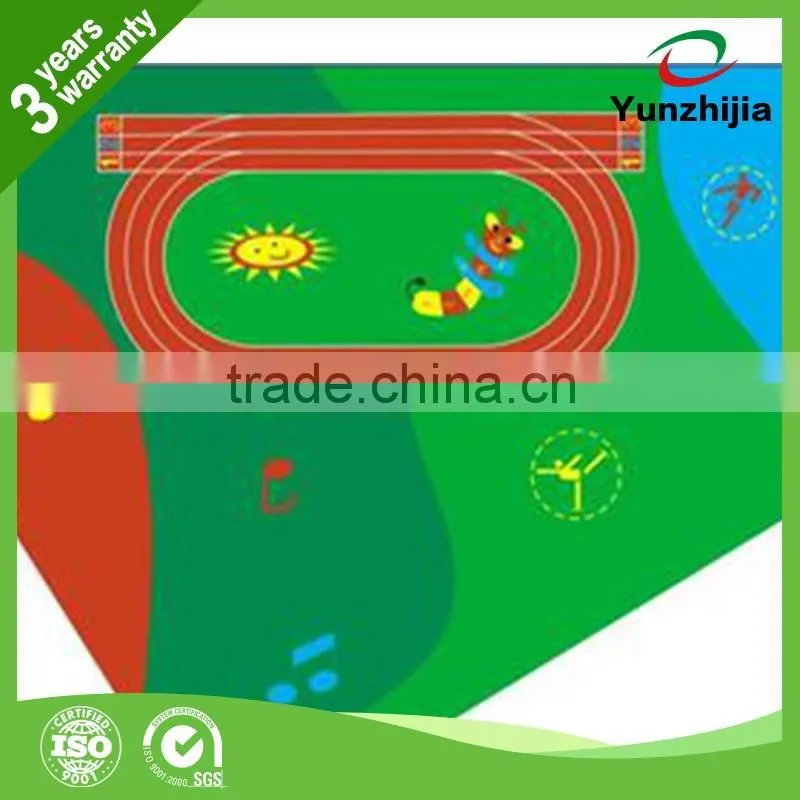 Factory direct sale rubber running track flooring with great price