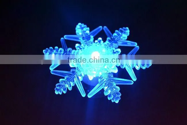 Portable led table lighting for snowflake led lamp