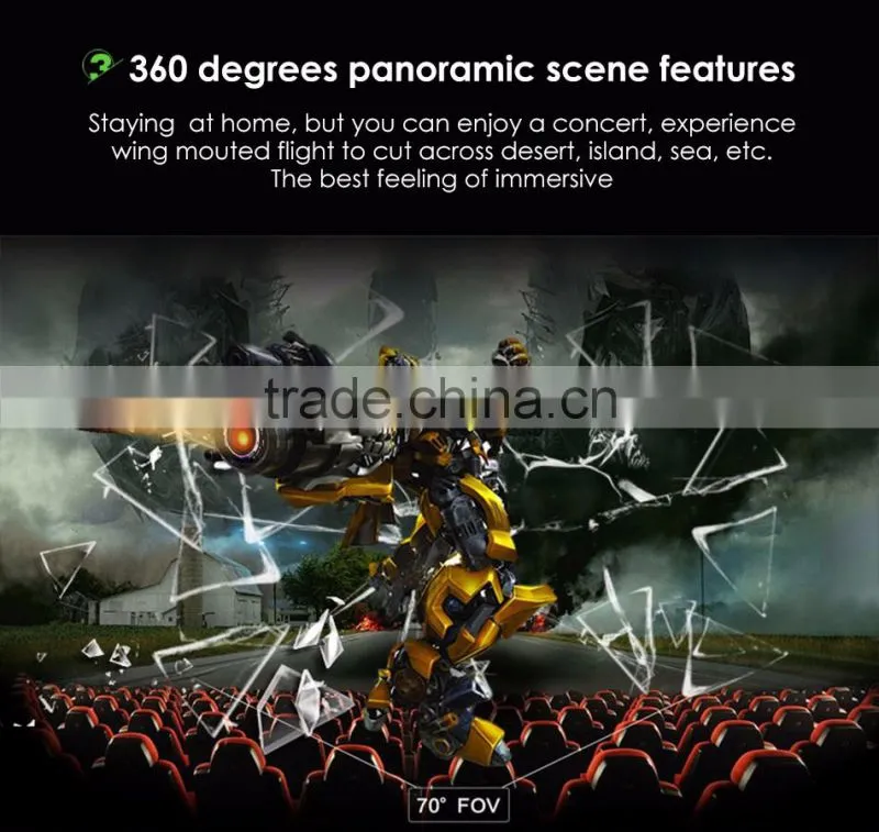 2016 virtual reality goggles oculus rift VR box 2.0 3d VR headset/glasses for 3.5'-6' smartphone