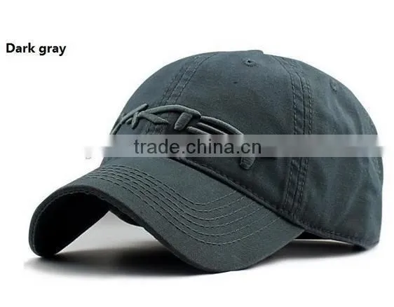 100% Cotton Emboridered custom baseball cap