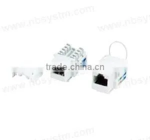 UTP Cat.5e Keystone Jack 90 degree,toolless