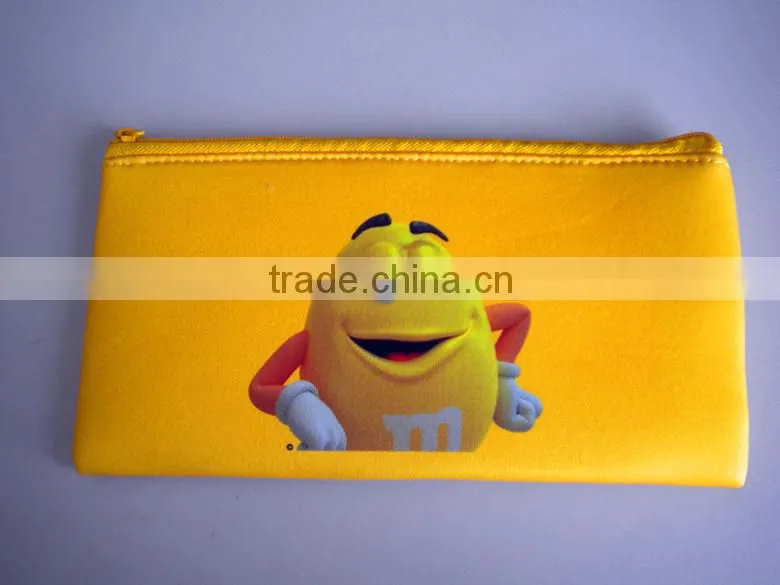 2016 Fashion cute Neoprene Pencil Bags/Case/Pouch with High Quality /Sundry receive package