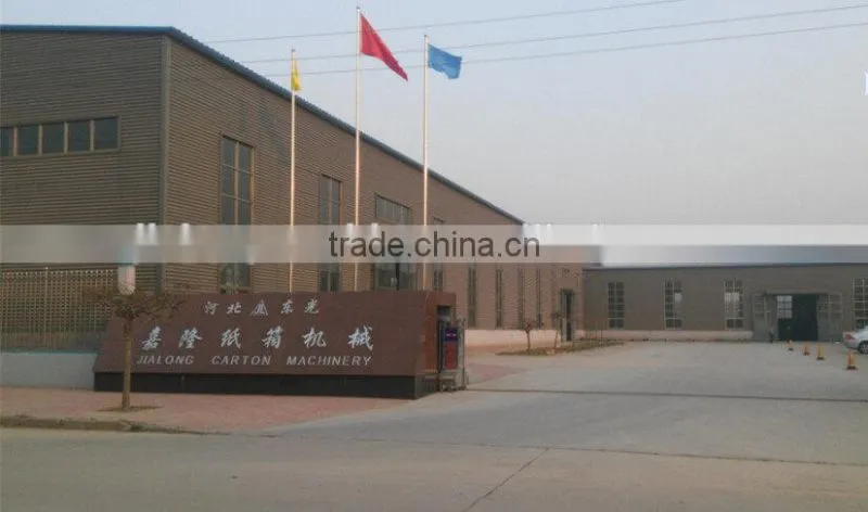 good price full automatic paper box folder gluer machine/carton box making machine prices/carton folding and gluing machine