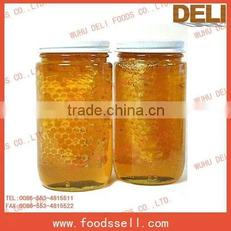 Hot Sale 453g Syrup Honey with Comb for Yemen