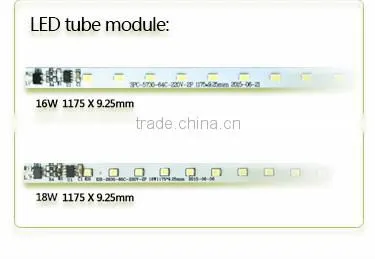 High PF(PF>0.95)!! 5W 7W 9W 12W 15W led light module, for downlight no driver PCB Led light module 220V