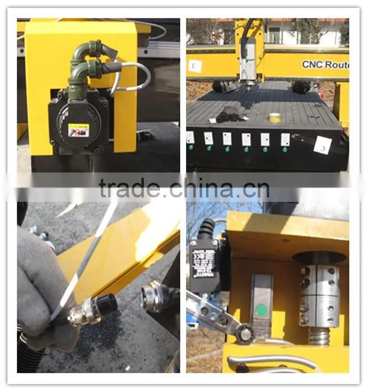 Middle esat hot sale Delta servo motor cnc router thick steel lathe machine 1325
