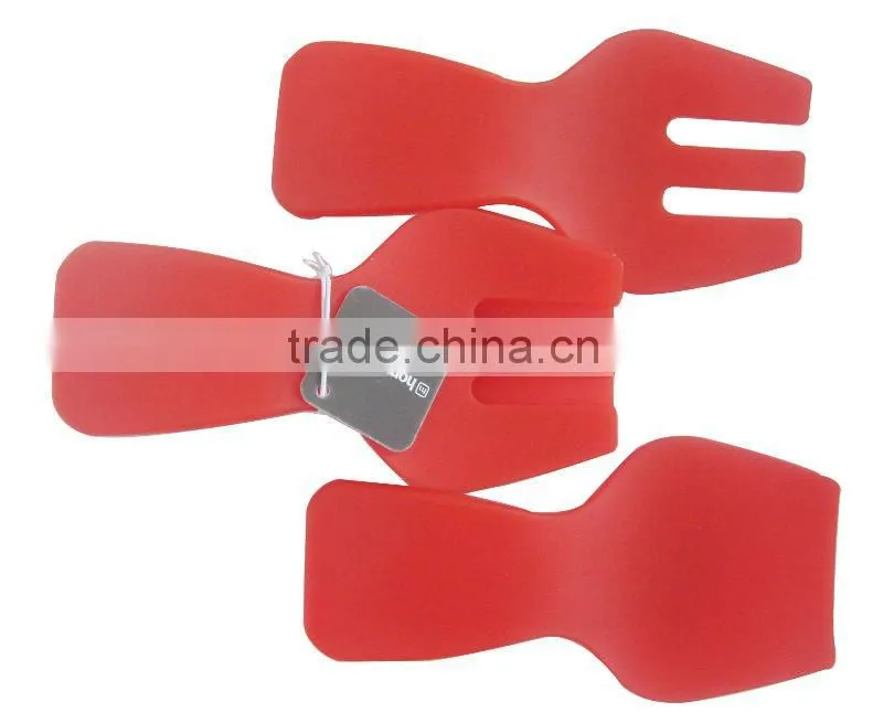 K-Mart plastic salad spoon and fork