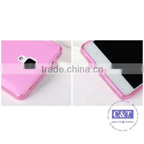 C&T Flexible rubber gel tpu ultra thin cute case for xiaomi mi4