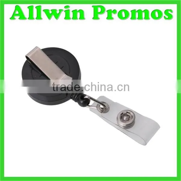 High quality round yoyo badge reel belt clip