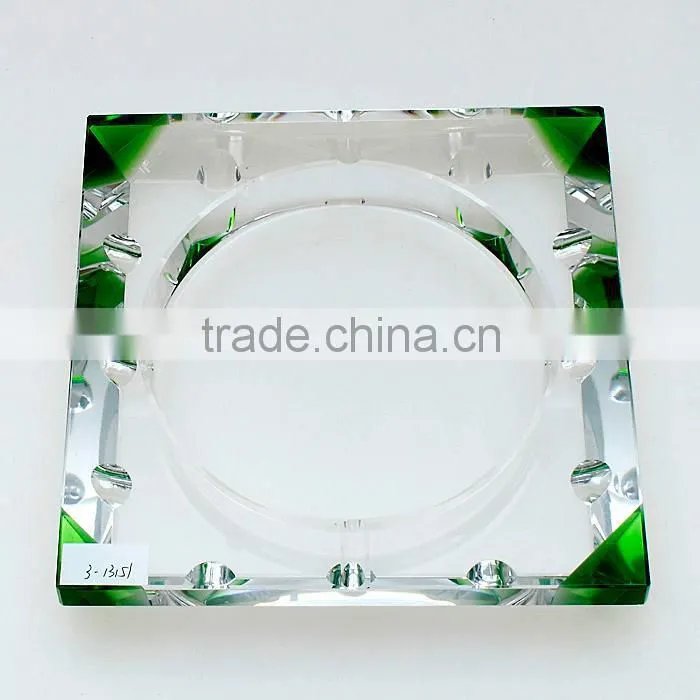 wholesale antique crystal ashtray for promotional gift