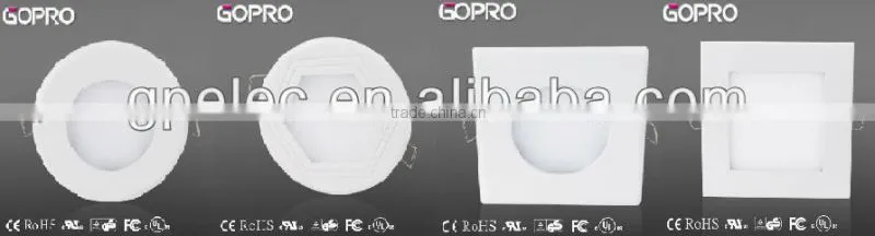 Led downlight, AC100-240Vac, from 3w-18w Ultra-thin led ceiling light