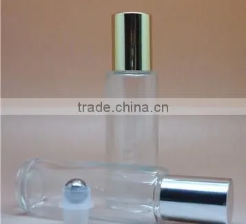 15ml Roll On Perfume transparent Bottles with Stainless Steel Roller Ball