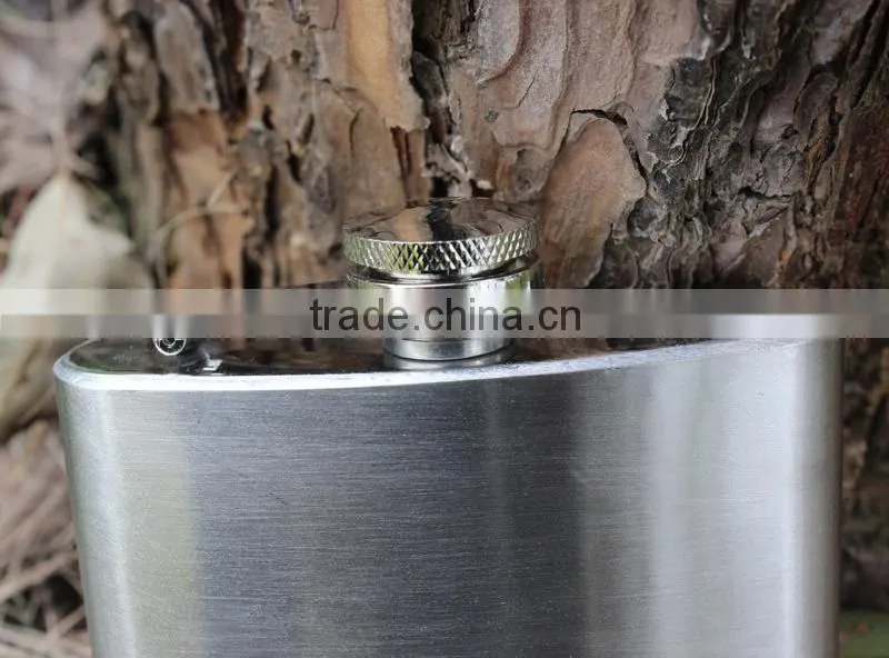 8oz mini flask leak-proof eco-friendly FDA LFGB stainless steel hip flask lead Pb free