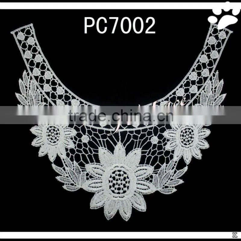 long polyester lace collar for lady front dress(PC7007)