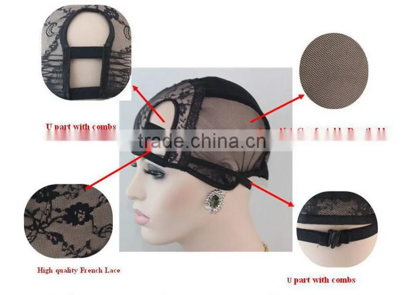 wholesale factory price Wholesale adjustable mesh weaving wig cap for jewish wig