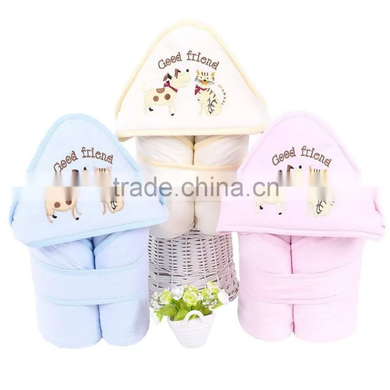 100% polyester baby boys/girls/children towel ponchos/kids ponchos