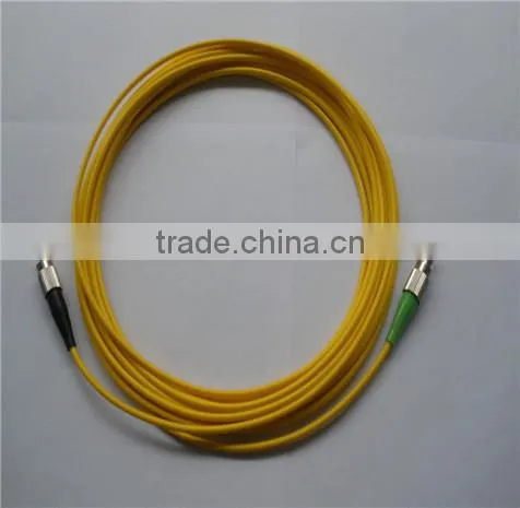FC/APC-FC/APC Simplex Single Mode Yellow Boots Fiber Optical Patch Cord