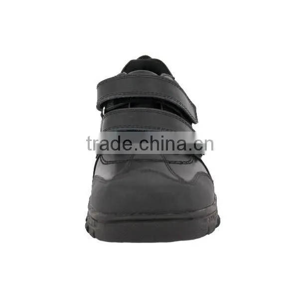 2016 Wholesale Skidproof Pure Leather Children Athletic School Shoes