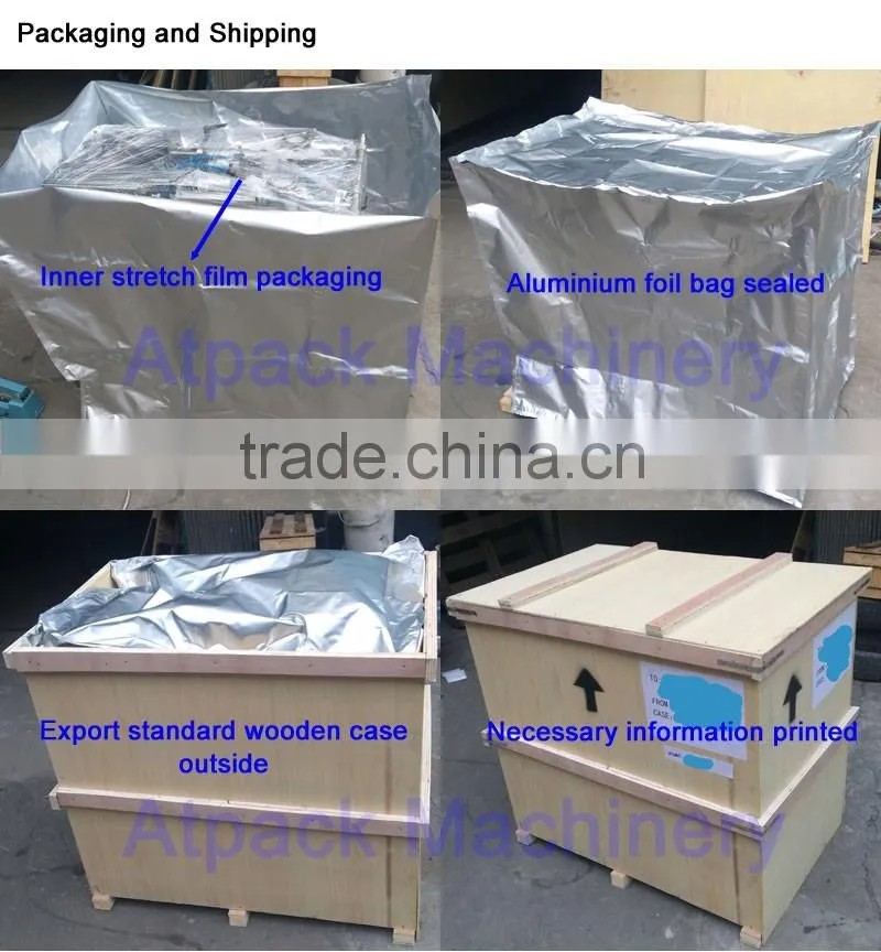 Hand sanitizer pre-made pouch filling and sealing machine
