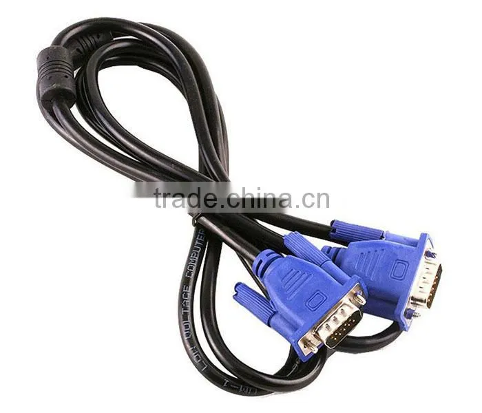 15 PIN 5 FT Foot SVGA VGA M/M Male To Male Cord extension Cable for Monitor PC TV