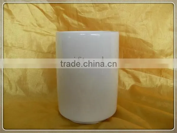 Beautiful colorful ceramic tooth mugs