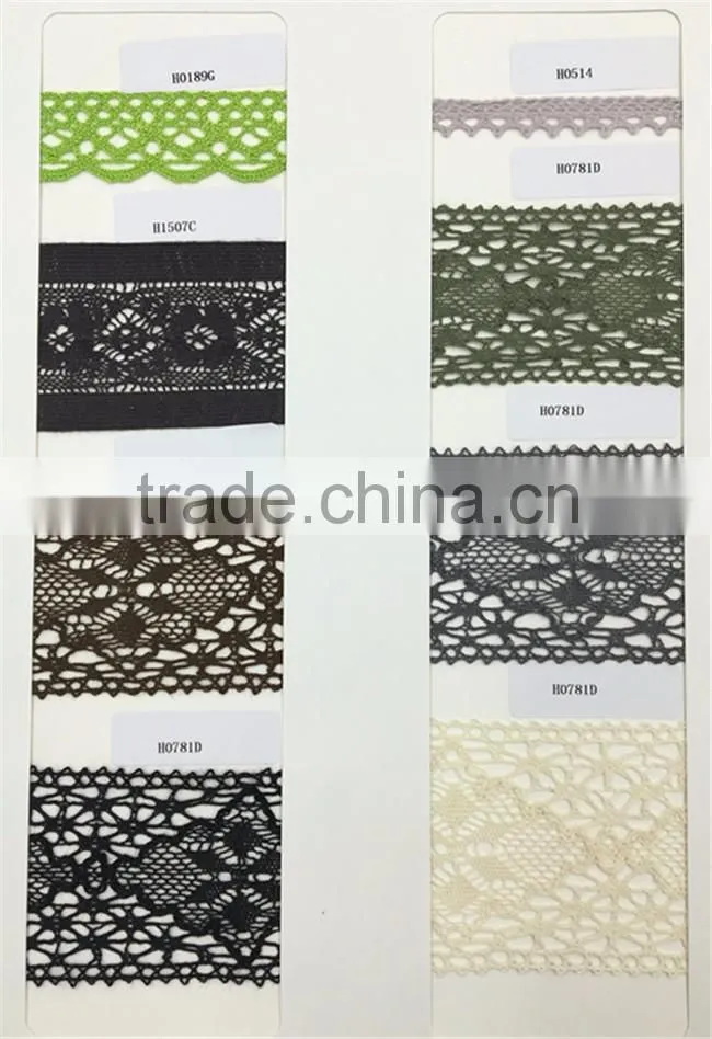 High Quality Fashion Decorative Cotton Lace Trimming