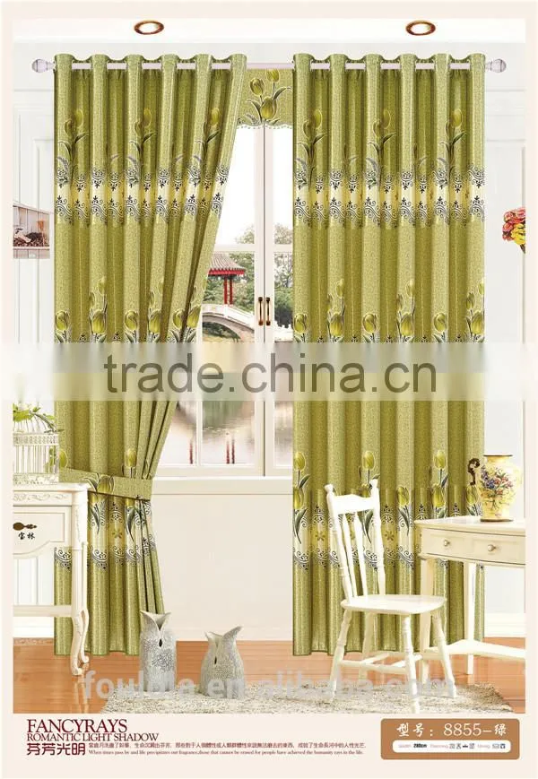 Living room curtain designs fabric curtain