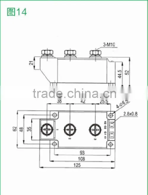 Thyristor/Diode Module MFx400(600-1800V)