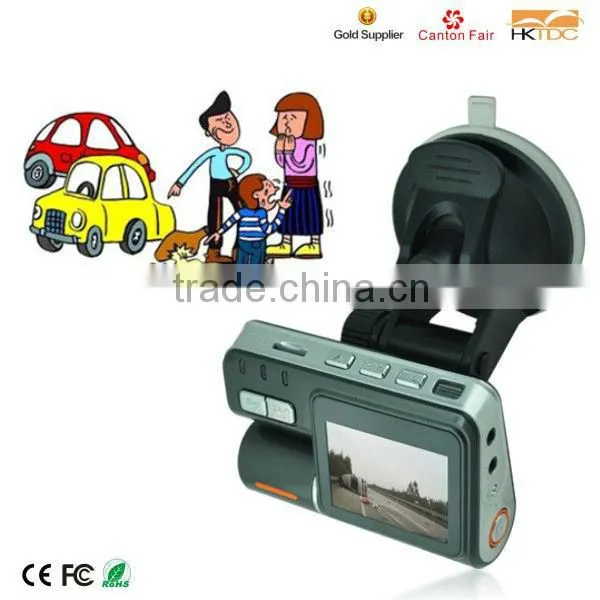1080p dual lens 2.0 inch screen night vision car black box,vehicle camera,car camcorder