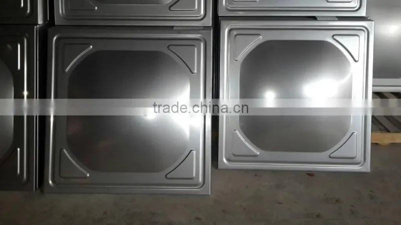 Sectional stainless steel water tank with good quality and price