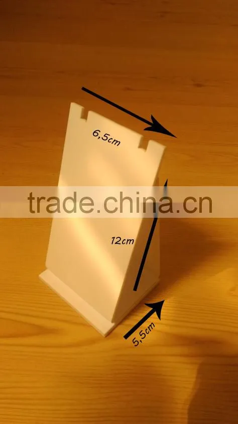 Customize white plastic jewelry trays for rings pendants bracelets
