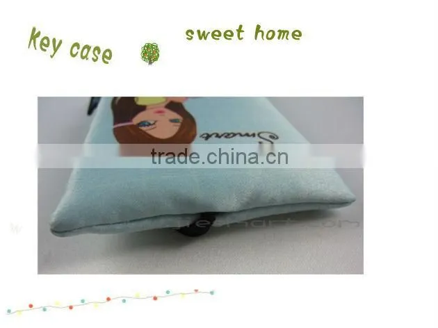 key purse sublimation printed key bag