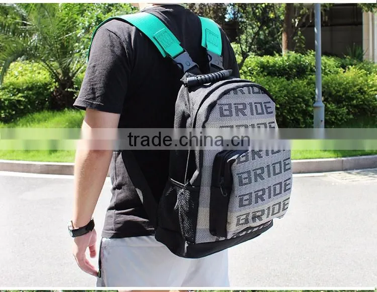 2016 New Design JDM SPARC* TAKAT* Style Bride Racing Backpack School Bag Luggage Bag With Disassembling Function